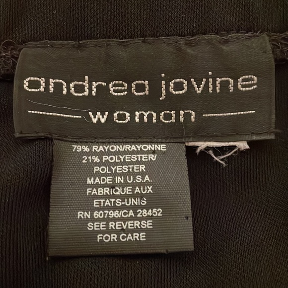 Woman’s Andrea Jovine Black Skirt - Picture 3 of 4